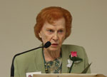 Irma Klein, a past president, presented a program on the history of the Club at Founders Day.