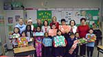 Philanthropic Committee at Hilda Knoff School: Patricia Seale, Cindy Enright, Rubye Noble Evans, Yvonne Perret, Judith McKey, Melanie Rose and Linda Sharp