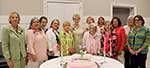 Past Presidents Coleen Landry, Cindy Garic, Joy Babin, Carrel Epling, Ginger Crawford, Jerry Gast, Iona Myers, Judy Wood, Kathleen McGregor, Yvonne Perret, Linda Deichmann and Fran Puig