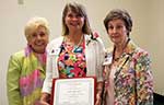 25 Years Membership President Carrel Epling, Judy Wood and Kip Lipps