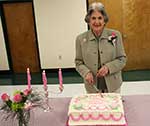 Beverly Watts, Longest Standing Member, Cuts Cake