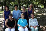 2019-2020 Officers. Seated: Cindi Garic,  Jerryi Gast and Joy Babin; Standing: Yvonne Perret, Linda Sharp, Beverly Randazzo, and Heidi Burke