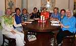 Committee from left: Coleen Landry, Suzi Clemmensen, Elsie Manos, Cindy Enright, Cindy Sevin, Tricia Seal, Betty Exnicios and Linda Deichmann