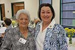 Connie Louviere is presented Life Membership by President Melanie Rose