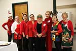 Decemberv2016 Hostesses Cindy Enright, Mary Erin Constant, Melanie Rose, Linda Gallagher, Debby Hughes, Joan Donnow, Kathleen McGregor and June Prados