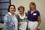 Elsie Manos gives donation to EJGHA infusion center in honor of Melanie Rose and Judy Wood