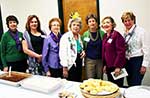 February 2017 Hostesses Lena Webre, Regina Martin, Agnes Jones, Anita Garcia, Kit Lipps, Joan Eckholdt and Letty Jane Clark