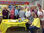 Hilda Knoff School Easter Party 2019: Gene Ann Balsamo, Judith McKey, Carita Breaux, Linda Sharp, Joy Babin, Melanie Rose, Trisha Seale, Regina Martiny , Linda Deichmann, Jerry Gast, Ginger Crawford, Cindy Enright, Seated-, Marion Lacoste, Yvonne Perret