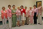 Hostesses Laura Barreca, Jean McGovern, Joy Babin, Carrell Eppling, Yvonne Perret, Val Spear, Regina Martiny, Jackie-Milan and Judity McKey