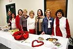 January Hostesses Ruby Nobles Evans, Charlotte Carrigee, Cheryl Faust, Ginger Crawford, Bunny Emery, Fran Puig, Jerri Klein and Stephanie Tufaro