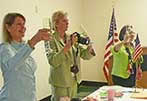 Judy Wood, Coleen Landry and Melanie Rose