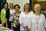 Judy Heumann, Betsy Henson, Jo Ann Tournillion, Debbie Skrmetta, and Betty Fritscher