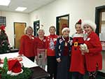 December Hostesses: Diane Breaux, Regina Martiny, June Prados, Carrel Epling, Regina Martin and Cindy Enright