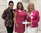 MWC Grant Cindi Enright, President Dee Dee Lancaster and Lise Naccari of Indigent Babies