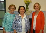 Jane Livaudais and Coleen Landry are presented Life Memberships by Melanie Rose