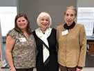 January 2024 Meeting - Speaker Valerie Hart with President Lancaster and Program chairman Lynn Skidmore