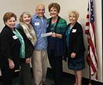 March Speaker World War II Museum and Betty Exnicious, Virginia Eckholdt, Jennie Bryant and Carrel Epling