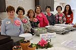 May 2023 Hostesses from left Letty Jane Clark, Sissy Roniger, Charlotte Carrigee, Cheryl Faust, Lena-Webre, Marilyn Sloan and Jessica Seale