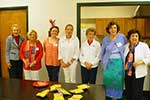 Joan Donnow, Debbie Hughes, Debbie Schmitz, Lynn Skidmore, Rita Quartano, Betty Corbeille and Irene Klinger