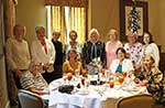 Past Presidents Council luncheon at Metairie Country Club. Seated from left Iona Myers, Judy Wood, Fran Puig and Kathleen McGregor. Standing are Coleen Landry, Trish Seale, Ginger Crawford, Joy Babin, Linda Deichmann, Jerry Gast, Cinci Garic and Yvonne Perret.