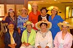 Seated: Valjean Spear, Jane Livaudais, Virginia Cullens, Jacquelyn Milan,  standing Yvonne Perret, President Judy Wood, Judith McKey , Joan Donnow and Renee' Long