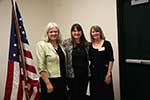 March 2015 Meeting Diane Currie, Dr. Kay Bennett and President Judy Wood