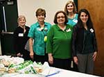 March Hostesses Mae Prouet, Polly Thomas, Linda Gallagher, Judith McKey and Dawn Palermo