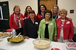 May 2017 Hostesses Beth Buchler, Melinda Bourgeois, Mary Membreno, Heidi Burke, Irene Klinger, Joyce Laporte and Elsie Manos