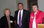 Beverly Christina, Sheriff Newell Normand, President Sue Rooney