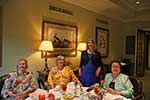 Past Presidents' Luncheon 2019 Coleen Perilloux Landry, Cindy Garic, Judy Wood and Melanie Rose