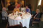 Past Presidents' Luncheon 2019 Linda Deichmann, Cindy Garic, Yvonne Perret, Iona Myers and Fran Puig