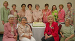 Former presidents cut the cake on Founders' Day 2013.  The club celebrated its 74th birthday.  Seated from left are Bea Mestayer, Marguerite Ricks, Beverly Christina and Iona Myers.  Standing from left are Coleen Landry, Irene Rogillio, Virginia Cullens, Evelyn Smith, Beverly Watts, Polly Thomas, LInda Gallagher, Jane Livaudais and Sue Rooney.