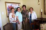 September Board Meeting hostesses Letty Clark, Melanie-Rose, Jennie-Bryant and Elsie Manos