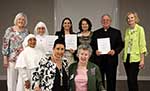 2023 Grants Awarded ($9,000): Linda Deichmann, Mother Angelina, Erica Dupepe, Yvonne Perret, Abbot Justin Brown, Coleen Landry. Bottom, Sr. Beatrice, Cindy Enright and Beverly Randazzo